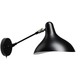 DCWéditions Mantis BS5 vägglampa med knapp, svart