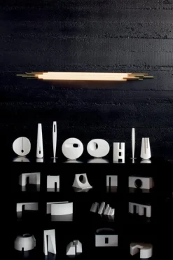 DCWéditions Org 1500 vägglampa, guld