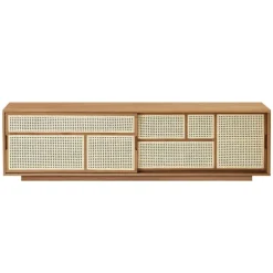 Design House Stockholm Air lågt sidobord, ek - rotting