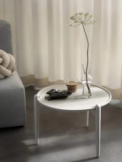 Design House Stockholm Aria soffbord, 50 cm, lågt, vitt