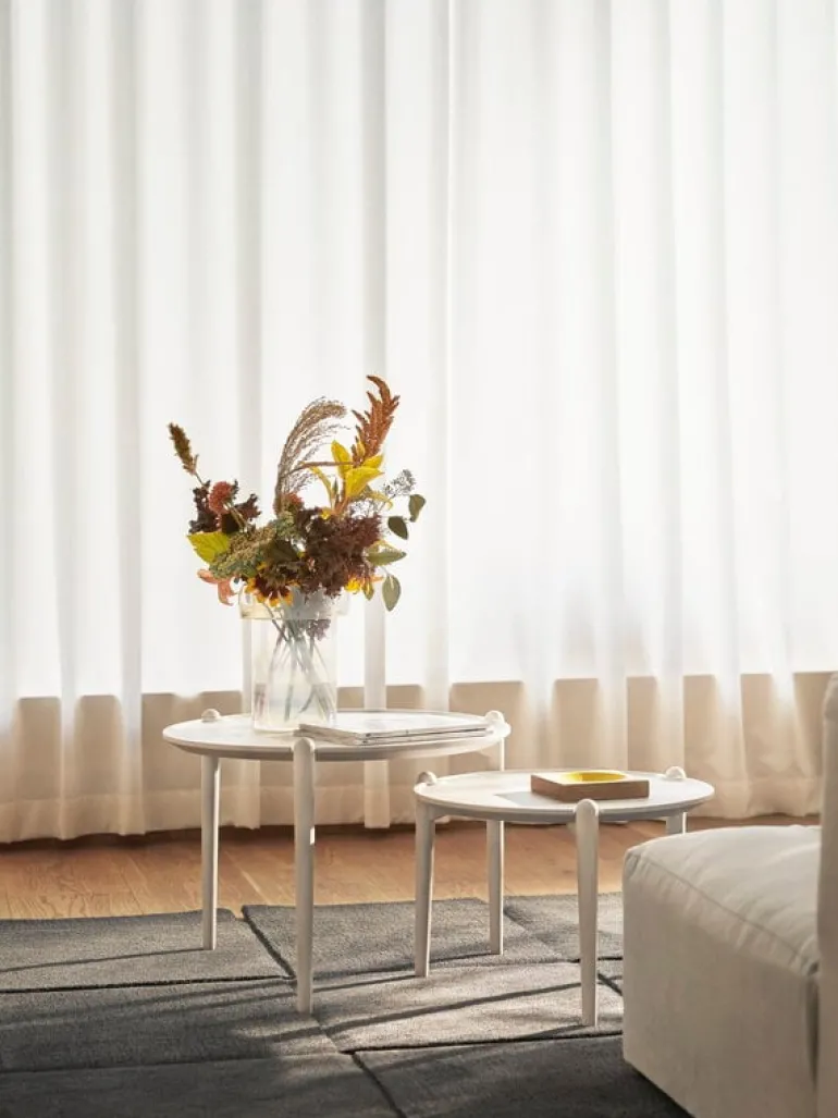 Design House Stockholm Aria soffbord, 60 cm, högt, vitt