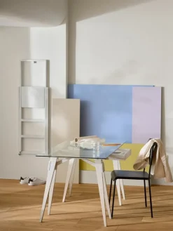 Design House Stockholm Arco skrivbord med låda, svart