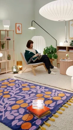 Design House Stockholm Block lampa, svart sladd