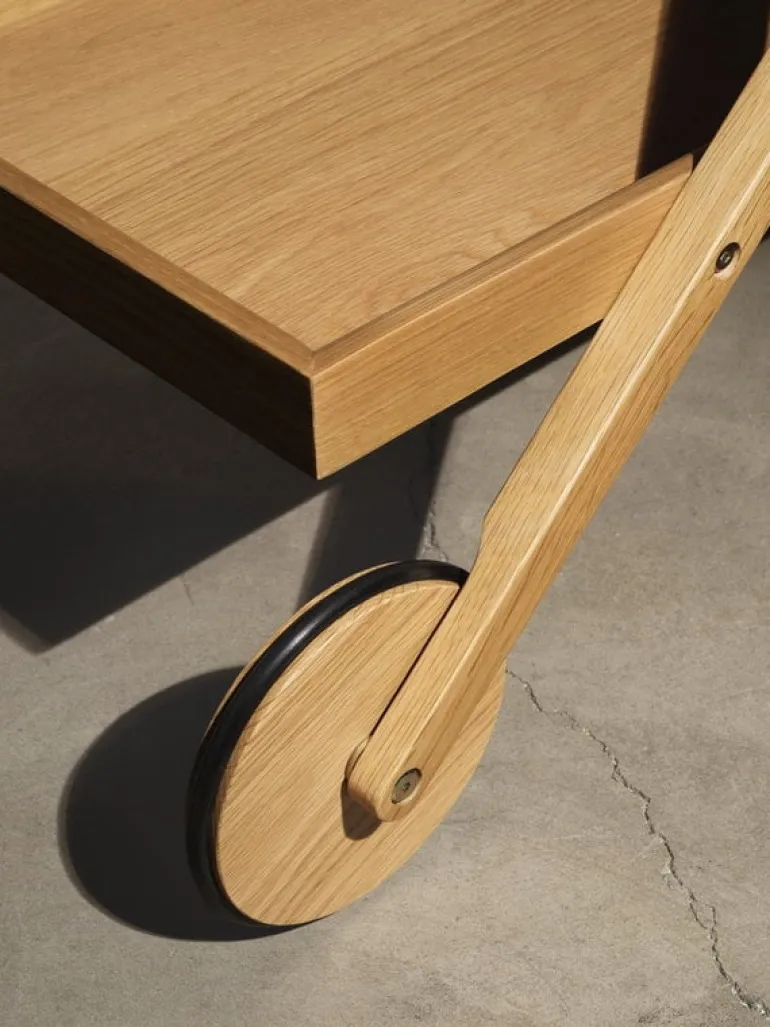 Design House Stockholm Exit serveringsvagn, svart