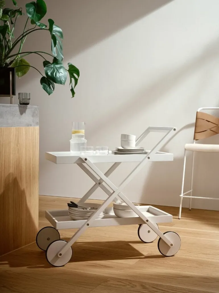 Design House Stockholm Exit serveringsvagn, svart