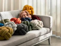 Design House Stockholm Knot kudde, gul