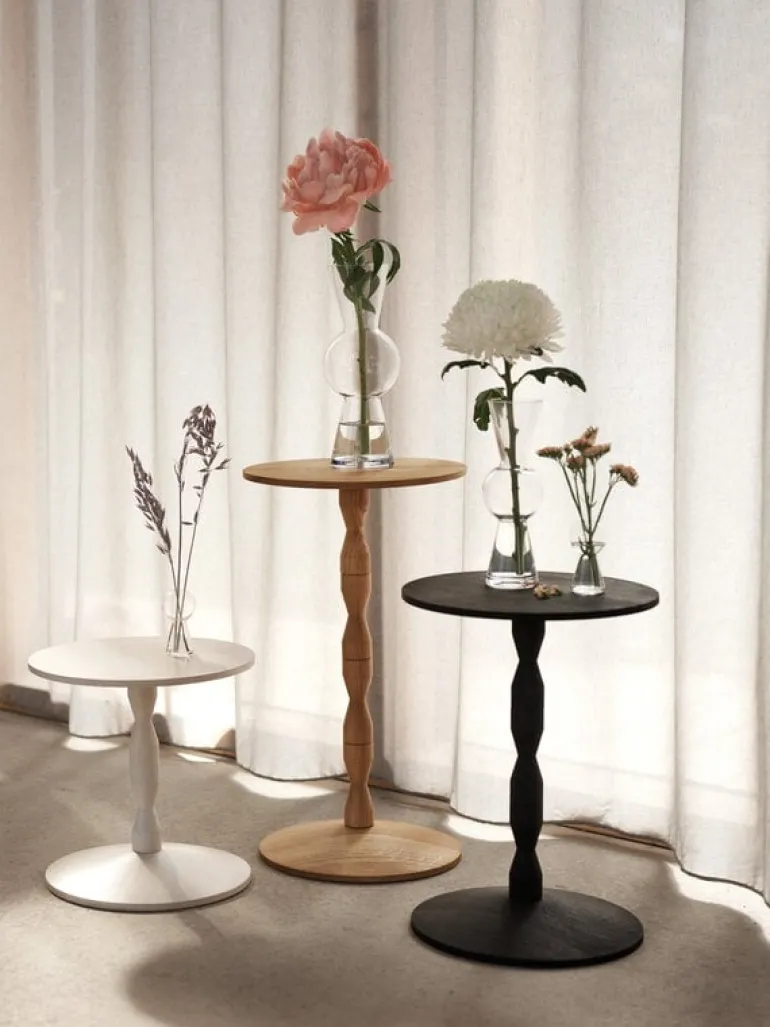 Design House Stockholm Pedestal sidobord, ek
