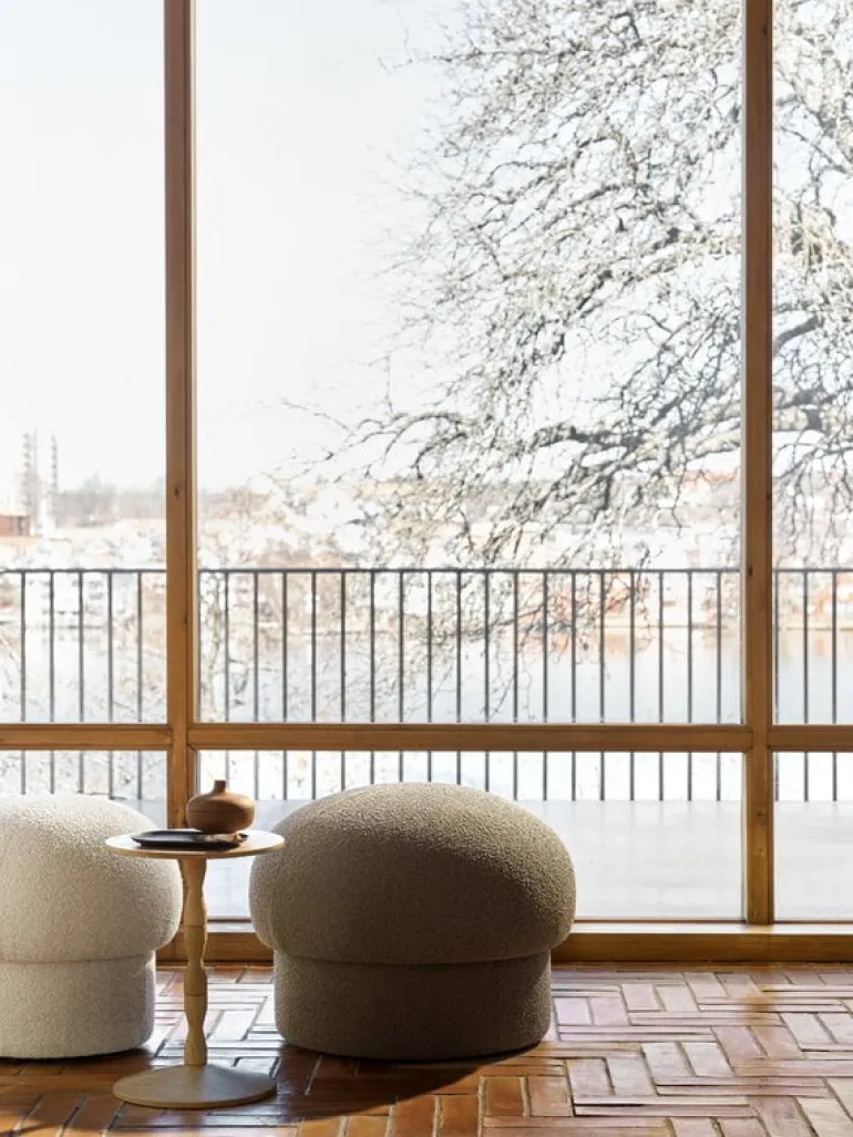 Design House Stockholm Pedestal sidobord, ek