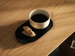 Design House Stockholm Sand Secrets tallrik, oval 20 cm, svart