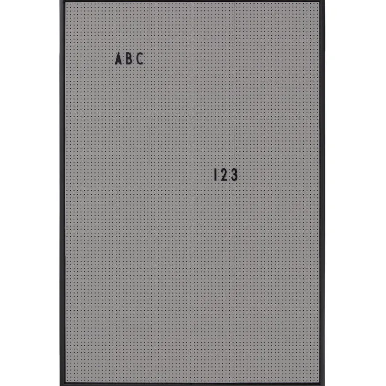 Design Letters Anslagstavla, A2, mörkgrå