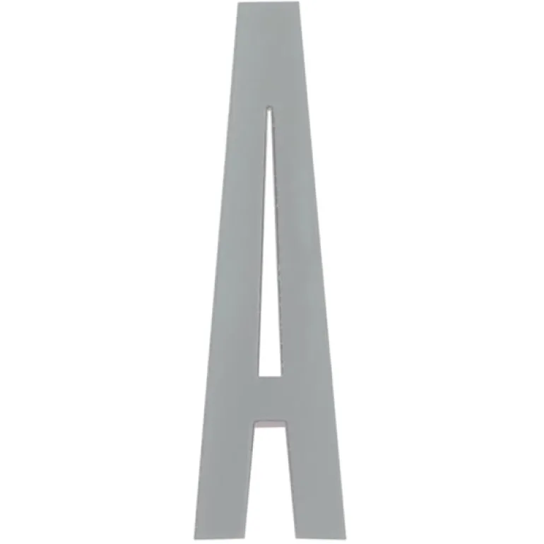 Design Letters Arne Jacobsen träbokstav, grå A–Ö