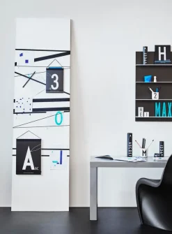 Design Letters Arne Jacobsen träbokstav, svart A–Ö