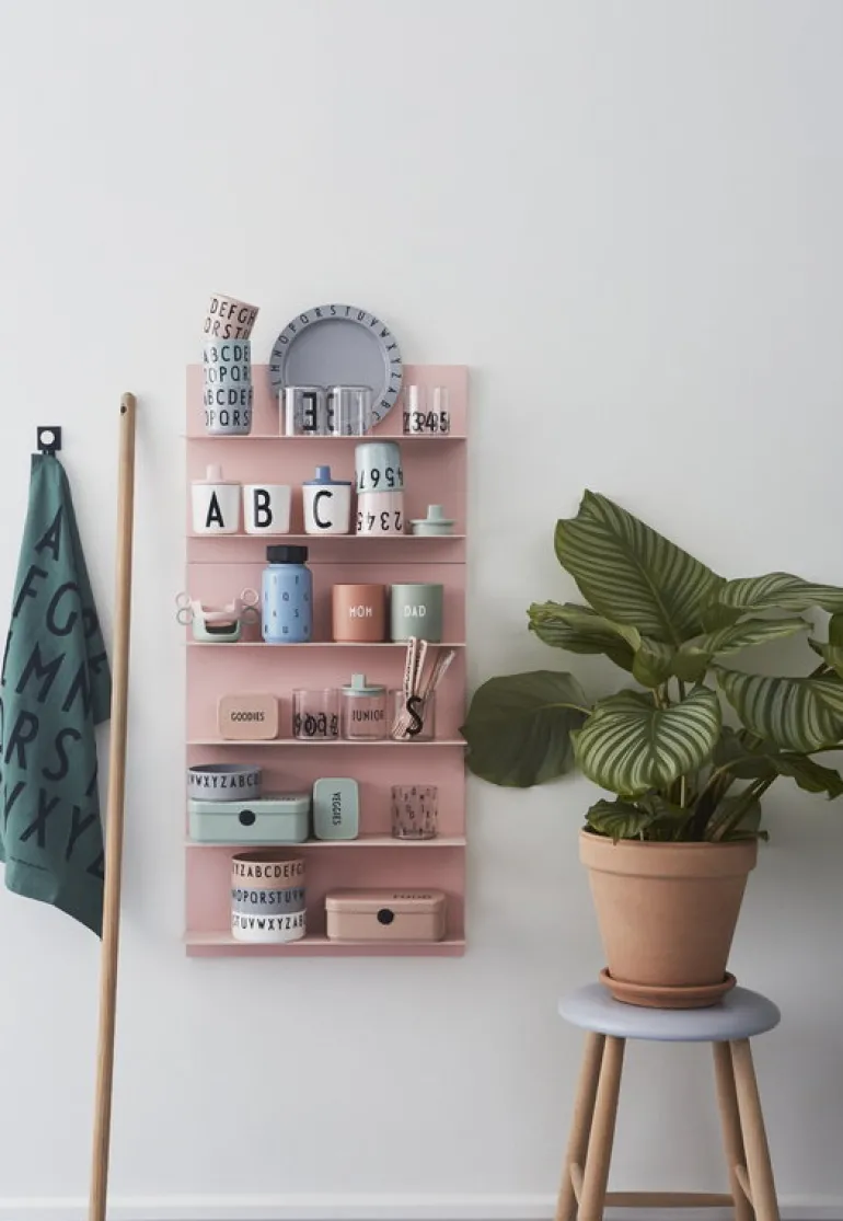 Design Letters Glas för barn, A-Z