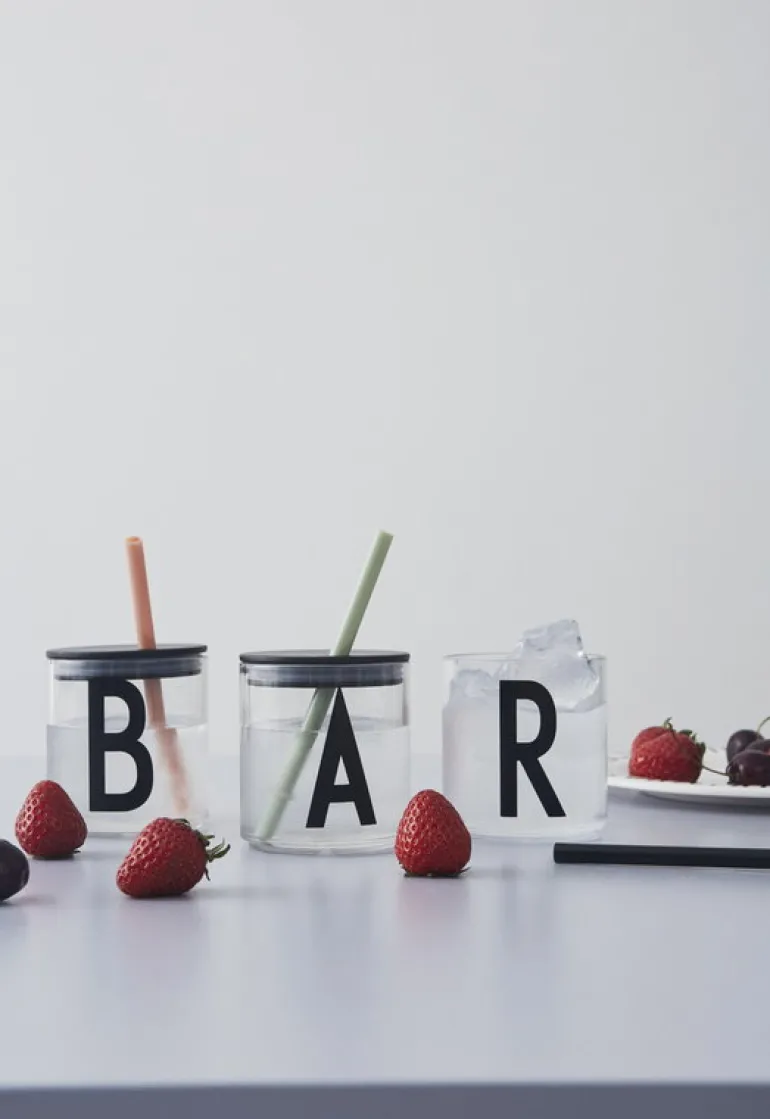 Design Letters Glas för barn, A-Z