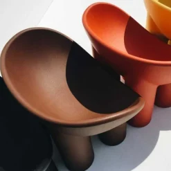 Driade Roly Poly fåtölj, rött tegel