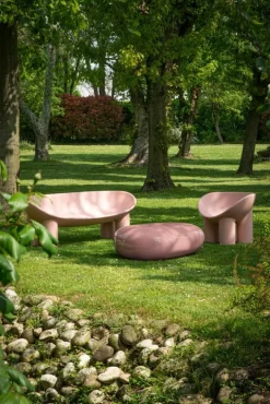 Driade Roly Poly fåtölj, återvunnen plast, svart