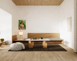 Eberhart Furniture Arnold soffbord, ljus betong - ljus ek