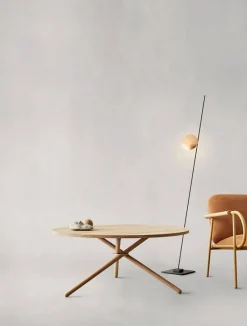 Eberhart Furniture Bertha soffbord, 90 cm, ljus ek