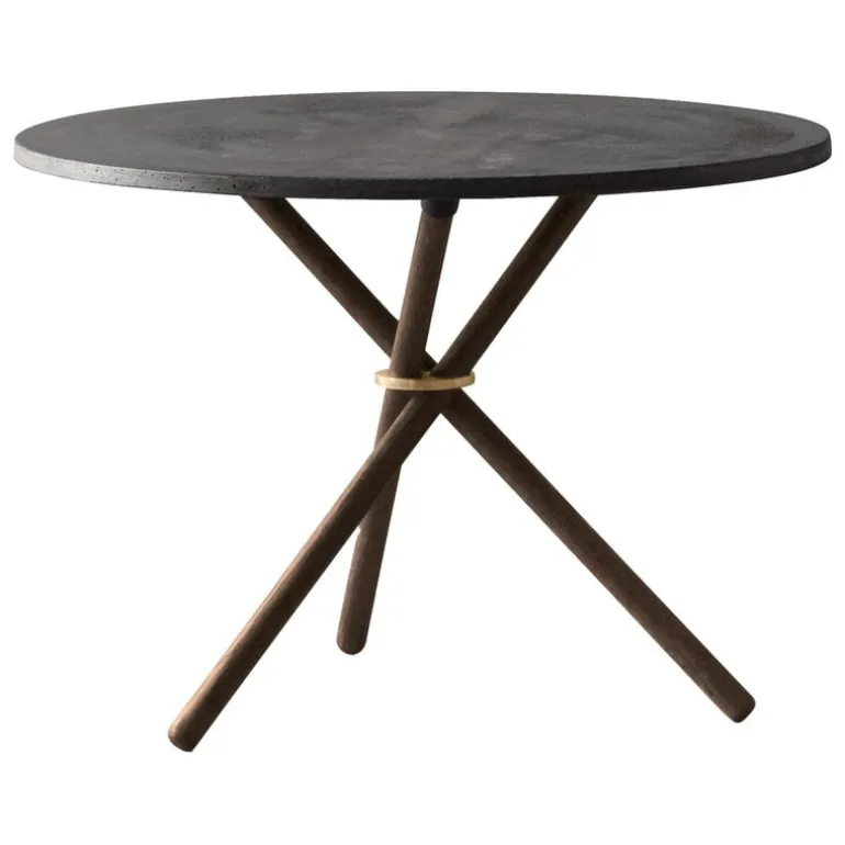 Eberhart Furniture Daphne soffbord, 65 cm, mörk betong - mörk ek