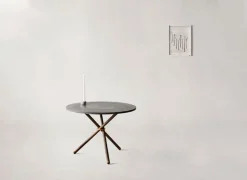 Eberhart Furniture Daphne soffbord, 65 cm, mörk betong - mörk ek