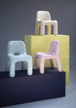 ecoBirdy Charlie stol, strawberry