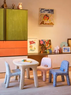 ecoBirdy Charlie stol, strawberry