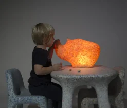 ecoBirdy Rhino lampa, vanilj