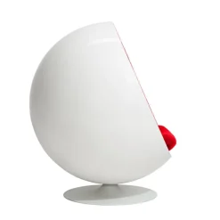 Eero Aarnio Originals Ball Chair, vit - röd