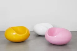 Eero Aarnio Originals Pastill stol, gul