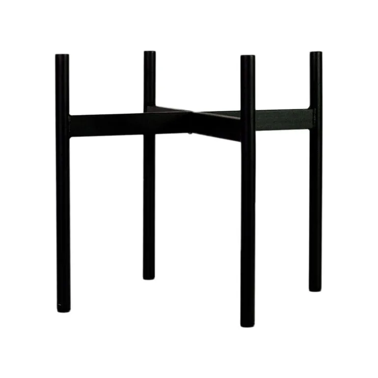 Elementa Klorofyll blomkruka med stativ, låg, grå