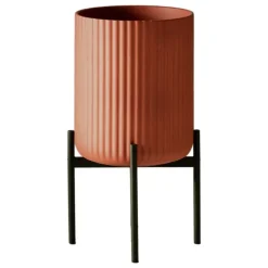 Elementa Klorofyll blomkruka med stativ, hög, terrakotta