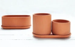 Elementa Klorofyll Jardinaire blomkruka, terrakotta