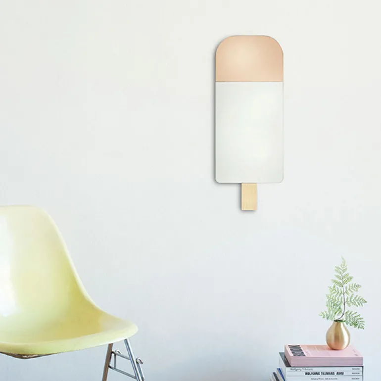 EO Ice Cream Mirror, rosenröd