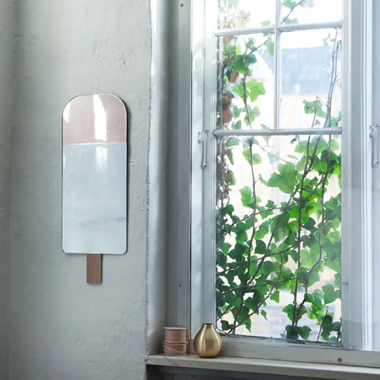 EO Ice Cream Mirror, rosenröd