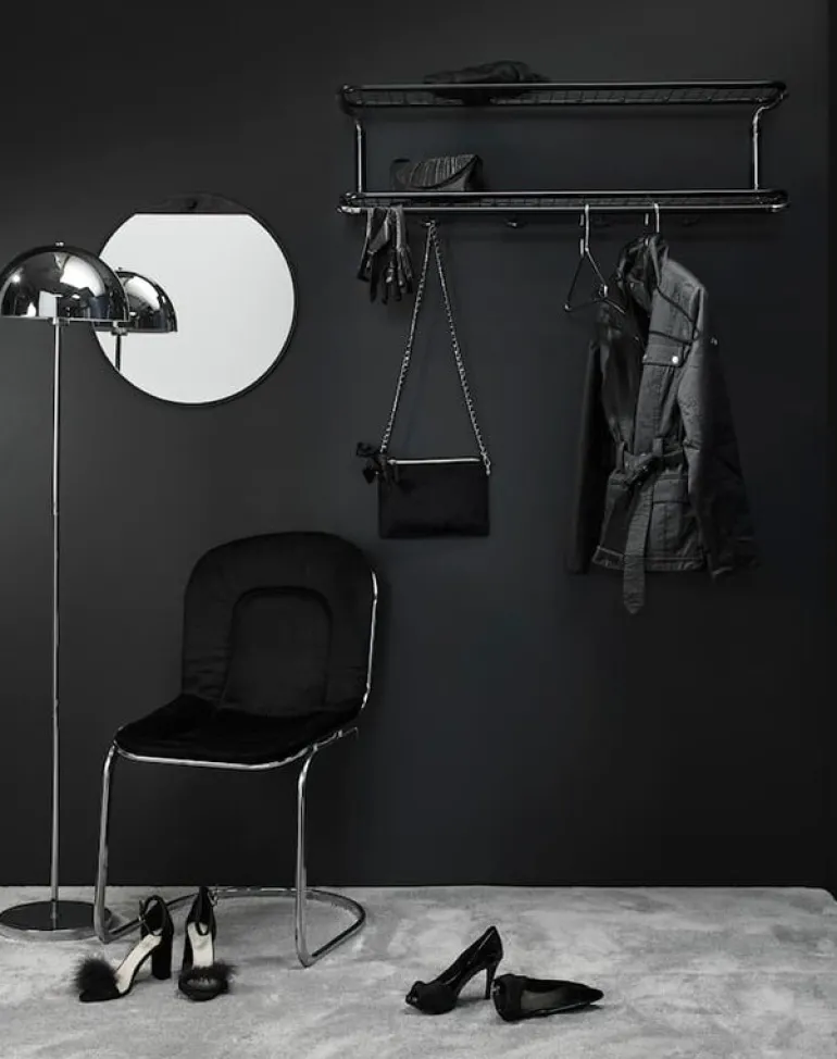 Essem Design Classic hatthylla, 80 cm, svart