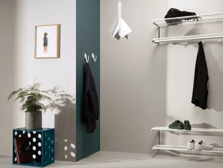 Essem Design Classic hatthylla, 80 cm, vit