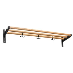 Essem Design Nostalgi, hatt-/skohylla, 100 cm, ek - svart