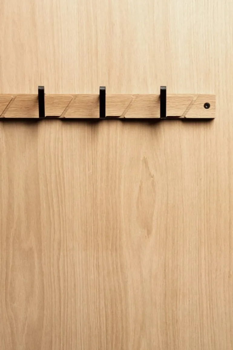 Essem Design Tamburin klädhängare, 52,5 cm, ek - svart