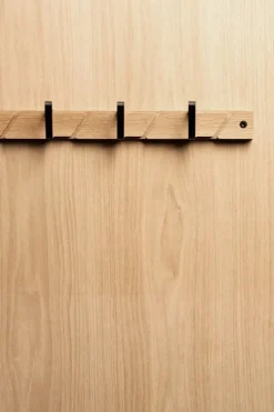 Essem Design Tamburin klädhängare, 31,5 cm, ek - svart