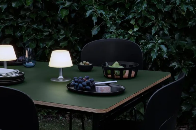 Eva Solo SunLight utomhusbordslampa, 16 cm, vit