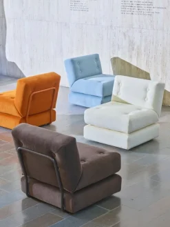 Fasetti Easy soffmodul, 71 x 80 cm, mörkbrun Corda