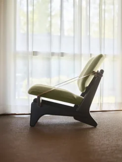 Fasetti Jumbo fåtölj, svart - Coda grön