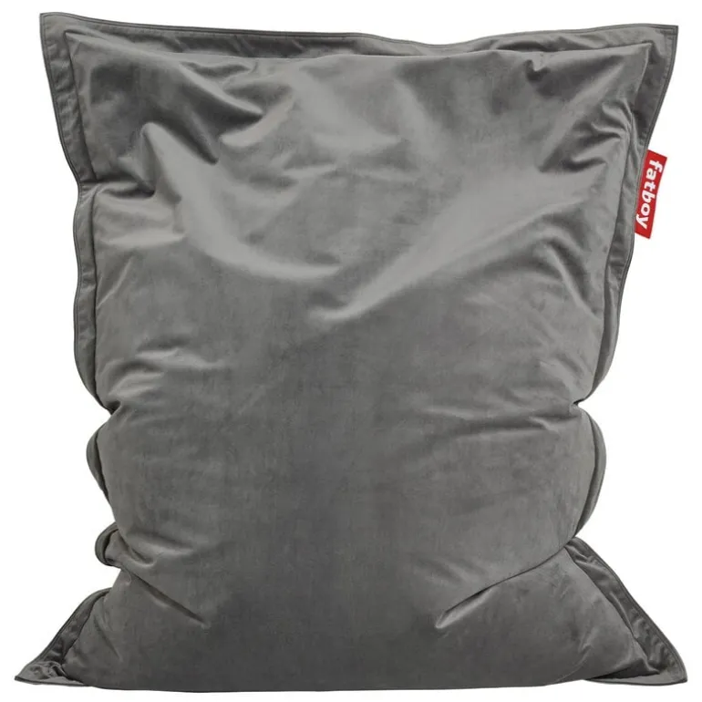 Fatboy Original Slim Velvet Recycled sittsäck, taupe