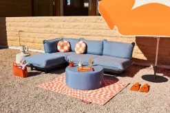 Fatboy Paletti soffa, 3 moduler, vänster, stormblå