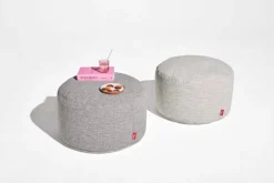 Fatboy Point Mingle stor sittpuff, grid stone