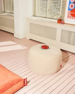 Fatboy Point Sherpa stor sittpuff, ecru