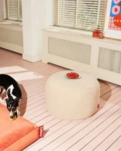 Fatboy Point Sherpa stor sittpuff, ecru