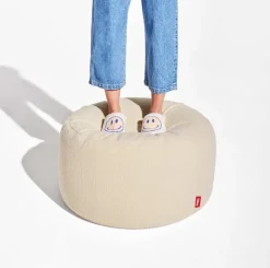 Fatboy Point Sherpa stor sittpuff, ecru