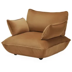 Fatboy Sumo Loveseat fåtölj, Velvet Recycled, mandel