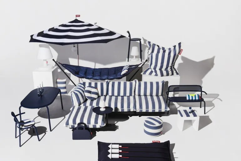 Fatboy Sunshady parasoll, 300 cm, oceanblå